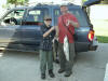 AJ Deeds and Elliot Deeds (10) with Lake Trout