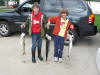 Michael Lownds (11) and Cooper Smith (9) with a few of the Lake Trout