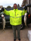 Daryl Berthiaume with a couple of Lake Trout