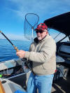 Ron BIssett with Laker on Johnson rod